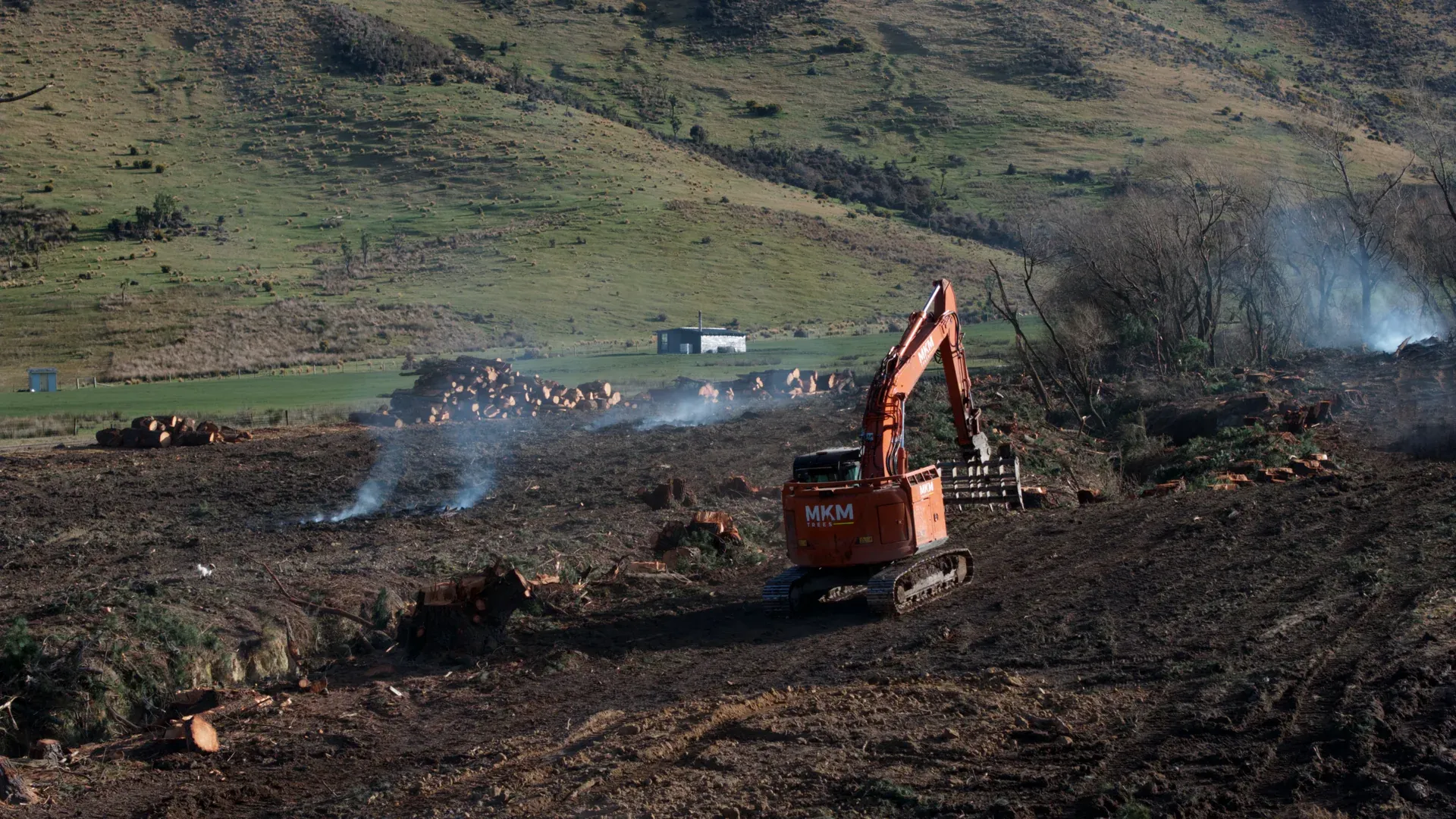 Emergency earthworks responding to land slips and access issues